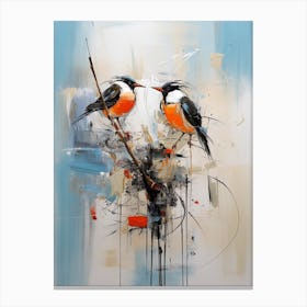 Bird Abstract Expression 4 Canvas Print