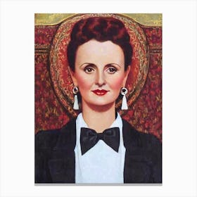 Mary Astor Illustration Movies Canvas Print