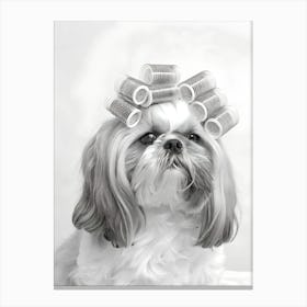 Shih Tzu Dog Canvas Print