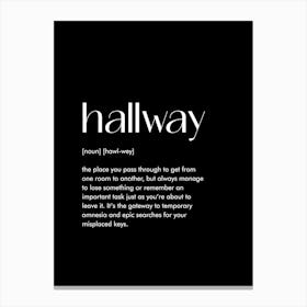 Hallway Definition Prints 04 Canvas Print