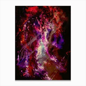 Galaxy cloud abstract Painting Canvas Print