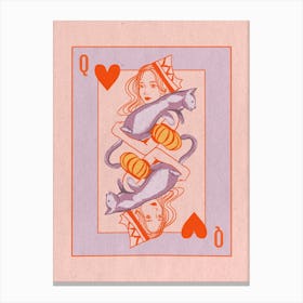 Queen Of Hearts Canvas Print