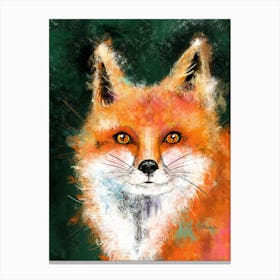 Fox In Colour Toile