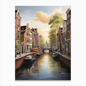 Amsterdam Art Print 1 Canvas Print