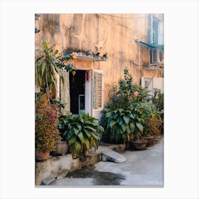 A Vibrant Doorway In Hoi An Canvas Print