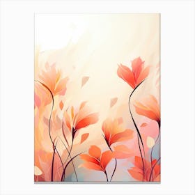 Red Petal Poetry: Poppy Flower Wall Art Print Canvas Print