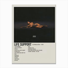 Life Support By Madison Beer 2021 Poster Canvas Print