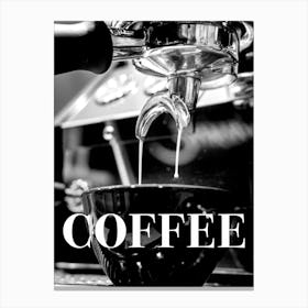 Coffee Barista Black and White_2365347 Canvas Print