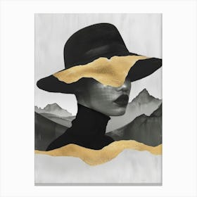 Gold Hat Canvas Print Canvas Print