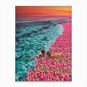Borders Friends And Surrealism Canvas Print