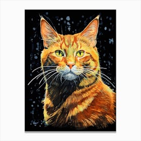Orange Tabby Cat 8 Canvas Print