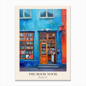 Reykjavik Book Nook Bookshop 1 Poster Canvas Print
