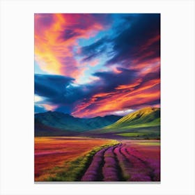 Leonardo Diffusion Xl Colour Shines In A Dazzling Display Of B 0 (4) Canvas Print