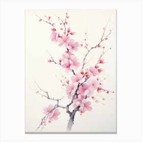 Cherry Blossom Painting Canvas Print