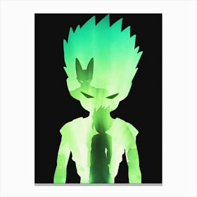 Anime Negative Space ― Cell Vs Gohan Canvas Print