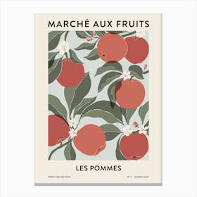 Fruit Market - Apples Canvas Print