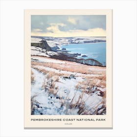 Pembrokeshire Coast National Park Wales 2 Poster Canvas Print