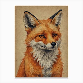 Foxy! Canvas Print