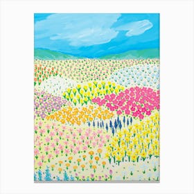 Field Of Flowers Canvas Print