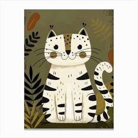 Striped Cat 14 Canvas Print