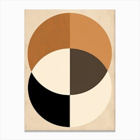 Bauhaus Utopia: Whirling Abstract Realms Canvas Print