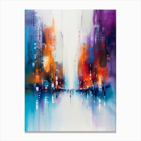 Abstract Cityscape 17 Canvas Print