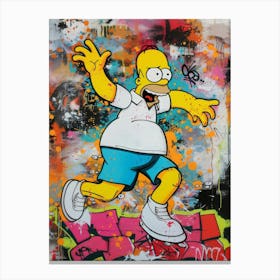 Simpsons 1 Canvas Print