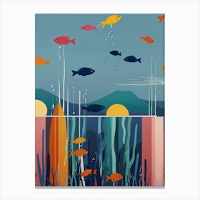 Fish In The Sea Canvas Print