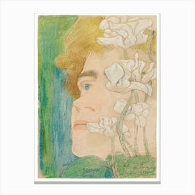 Marguérite (1868–1928), Jan Toorop Canvas Print