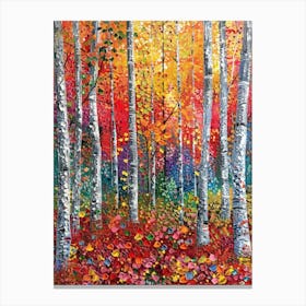 Birch Forest Canvas Print