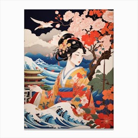 Geisha 10 Canvas Print