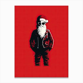 Bad Santa Claus Canvas Print