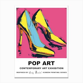 Poster High Heels Pop Art 3 Canvas Print