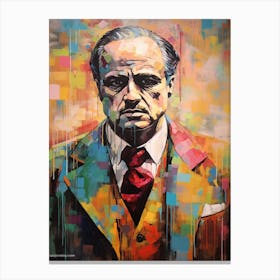 Gangster Art Don Vito Corleone The Godfather 6 Canvas Print