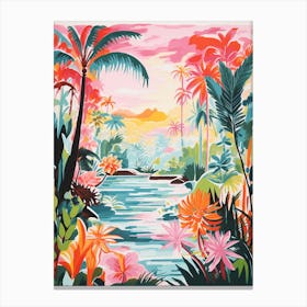 Tropical Sunset Canvas Print