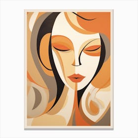 Woman'S Face 5 Canvas Print