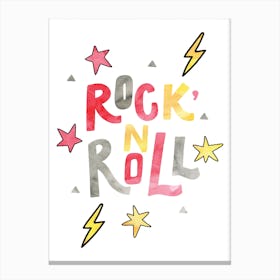 Rock And Roll Canvas Print
