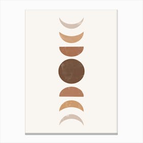 Moon Phases 1 Canvas Print