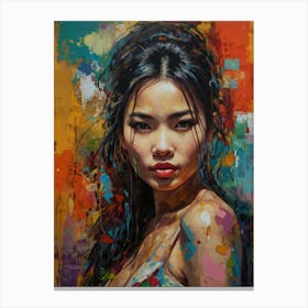 Asian Woman 5 Canvas Print