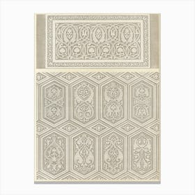 Emile Prisses D’Avennes Pattern, Plate No, 94, La Decoration Arabe,Digitally Enhanced Lithograph From Own Original Canvas Print