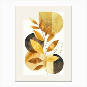 Golden Leaves 32 Canvas Print