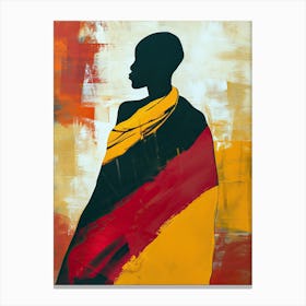 Boho Unveiling; Woman Essence |The African Woman Series Canvas Print