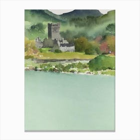 Killarney National Park Ireland Water Colour Poster Canvas Print