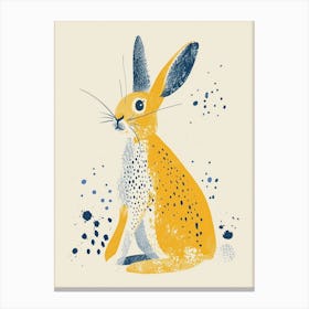 Yellow Rabbit 1 Canvas Print