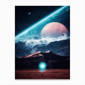 Stargate Astronaut Space Portal Canvas Print