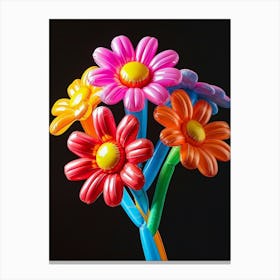 Bright Inflatable Flowers Daisy 1 Canvas Print
