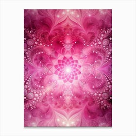 Pink Abstract Background No Text (2) Canvas Print