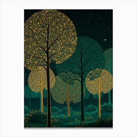 Night Forest Toile