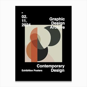 Graphic Design Archive Poster 02 Canvas Print