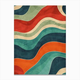 Abstract Wave Pattern 24 Canvas Print